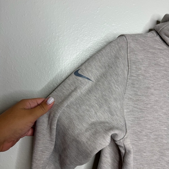 Nike Gray Dri-FIT Cowl Neck Training Top - Picture 4 of 7